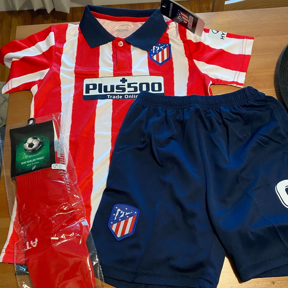 Atletico Madrid kids soccer kit